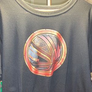 AND1 Men’s Black Basketball Branded TShirt Size XL